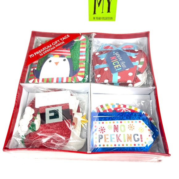 Pembrook Holiday Premium Gift Tags – 70 Count (NEW) - Picture 1 of 11